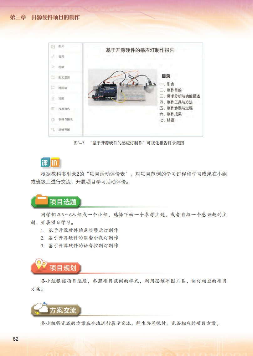 2026粵教版高中資訊科技選擇性必修6《開源硬體專案設計》電子課本