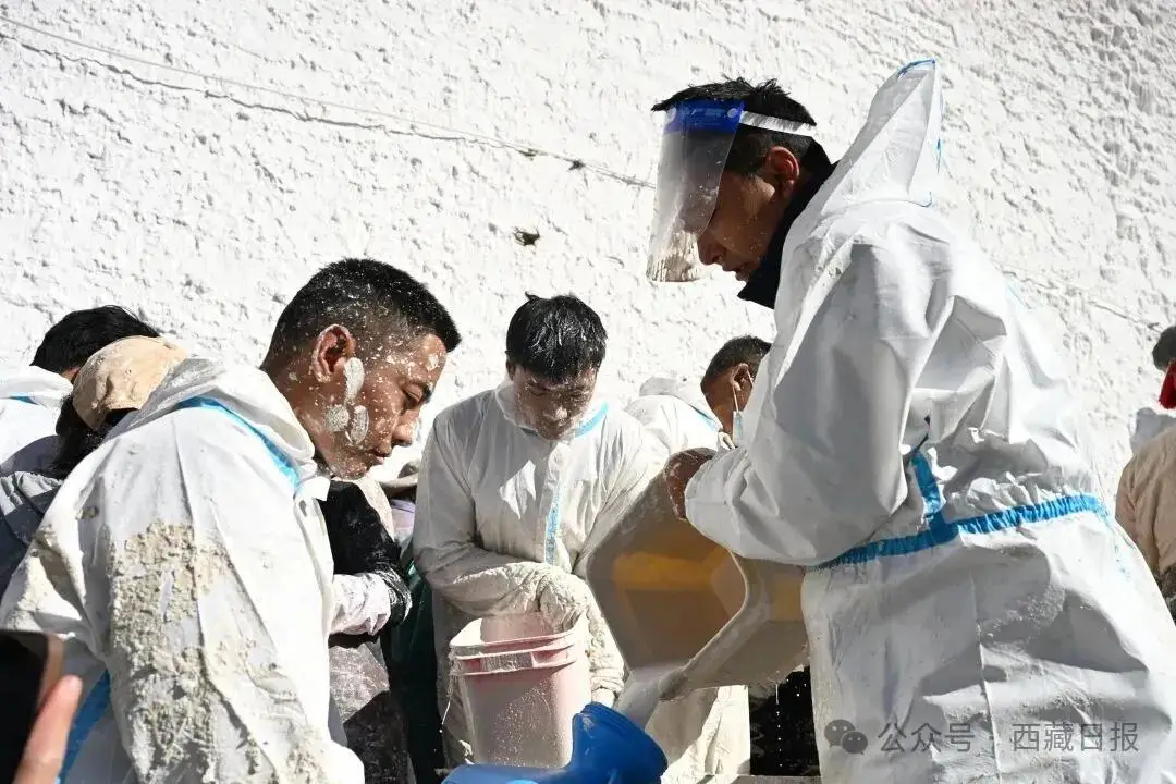 布達拉宮開始年度“美容”啦！