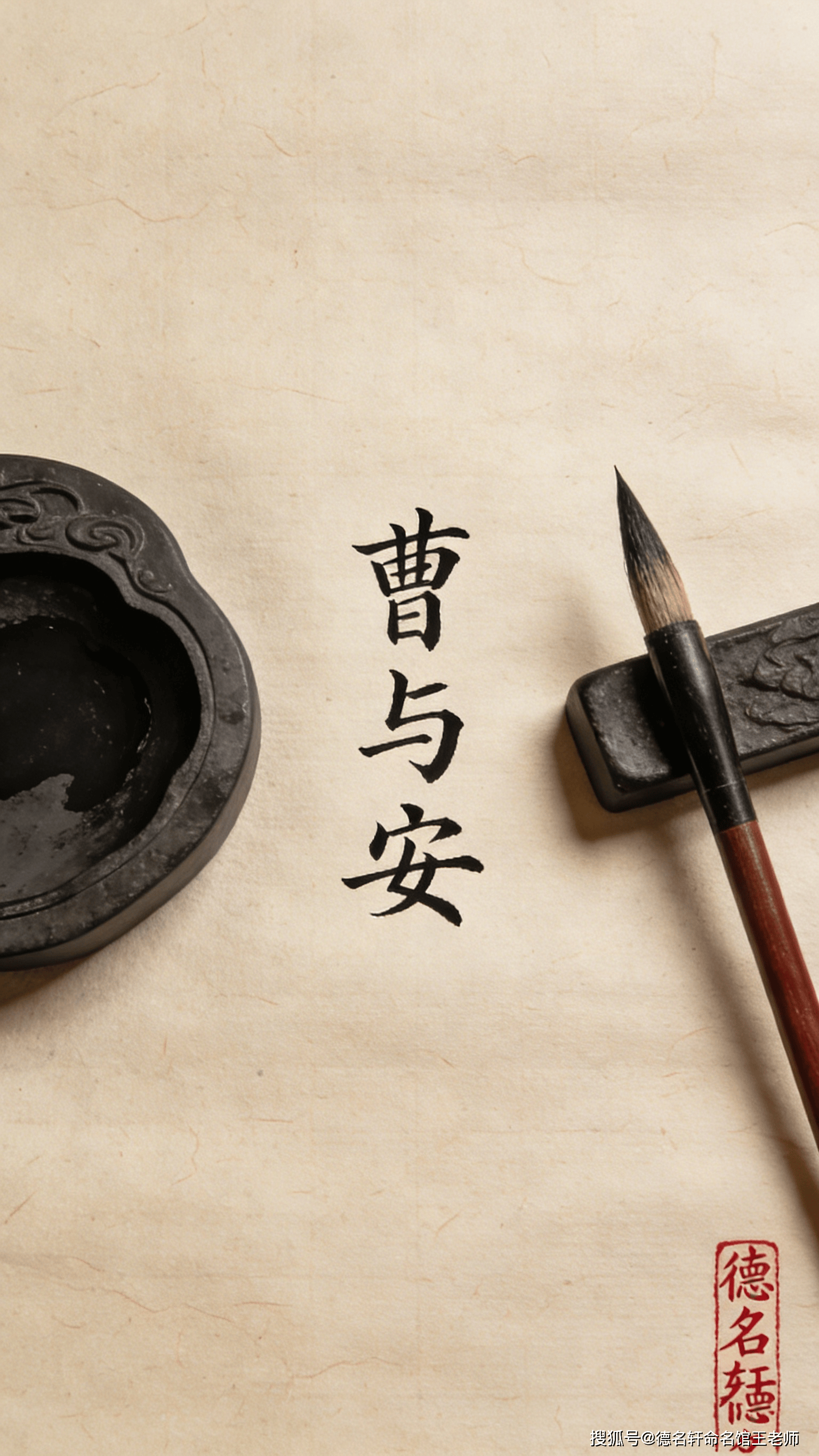 原創寶寶起名案例 曹與安：與世偕安，孟德新解