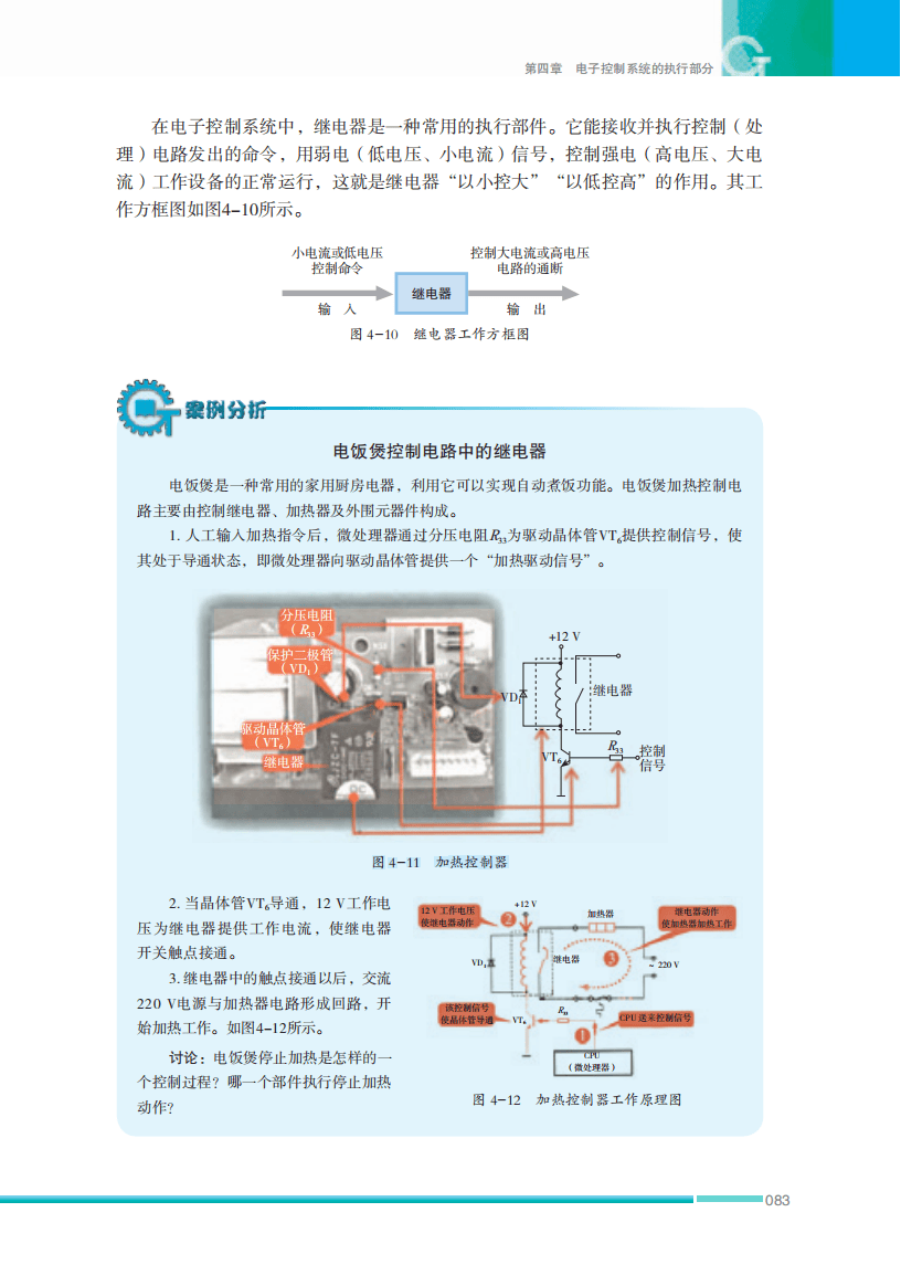 2026蘇教版高中通用技術選擇性必修1《電子控制技術》電子課本