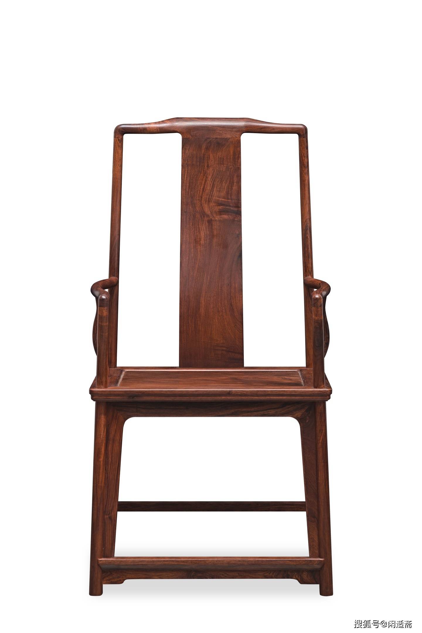 原創收藏級，明式文人雅器，黃花梨老料南官帽椅