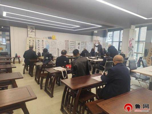 原創德州市天衢新區長河街道尚德社羣文藝骨幹書法培訓活動