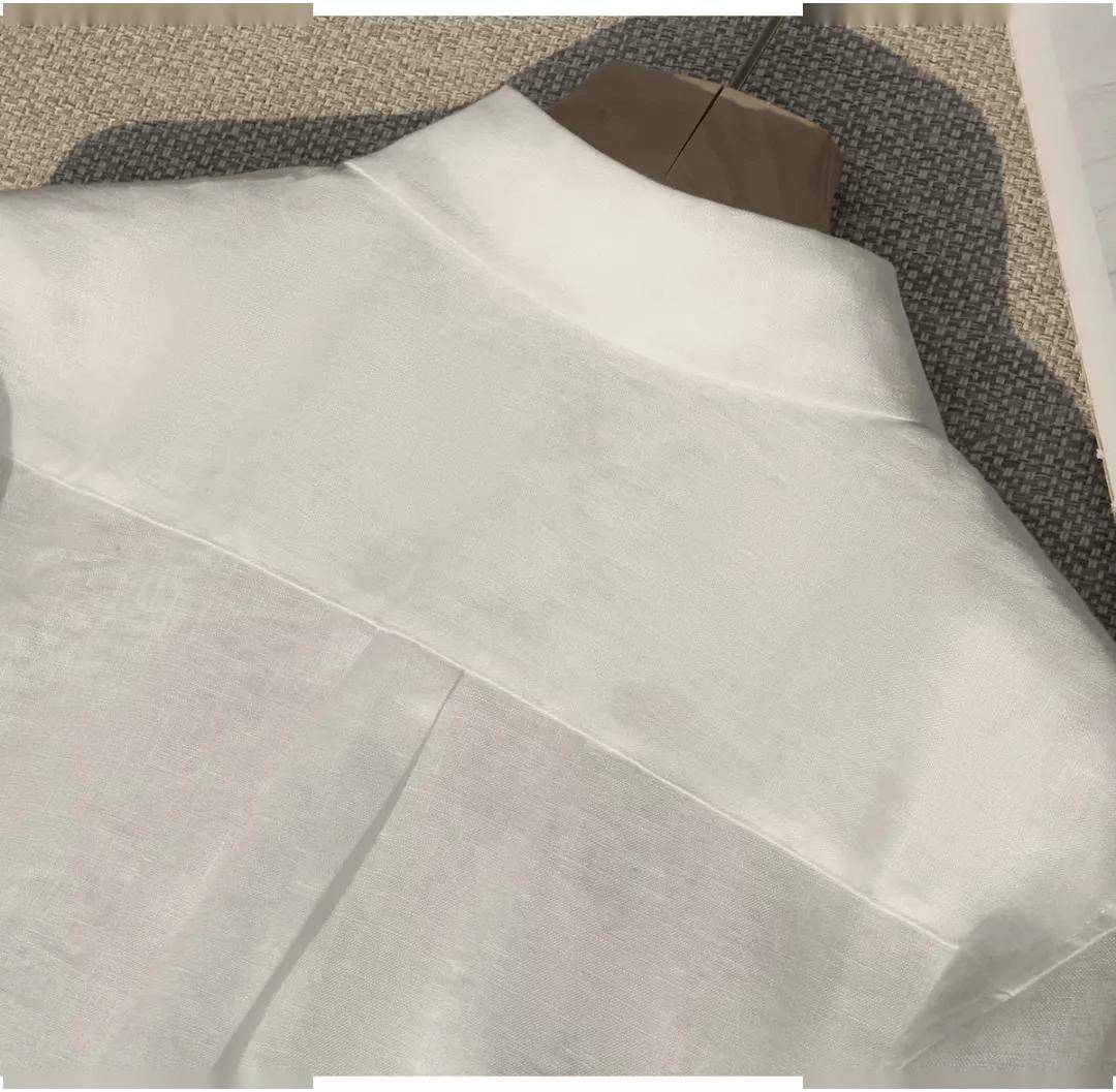 義大利百年“老錢風”，彩虹扣+小馬刺繡苧麻襯衫，穿出定製質感！