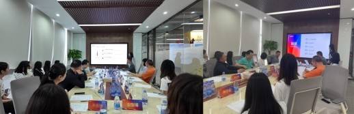 黃維民書記一行蒞臨金蝶軟體園&快遞100