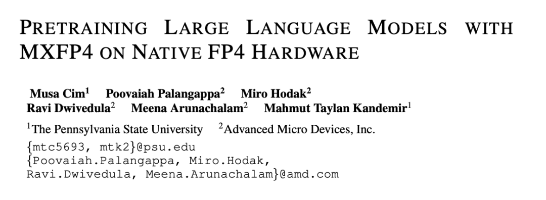 AMD新論文顛覆認知：FP4訓練不穩定，原因不是隨機性不足