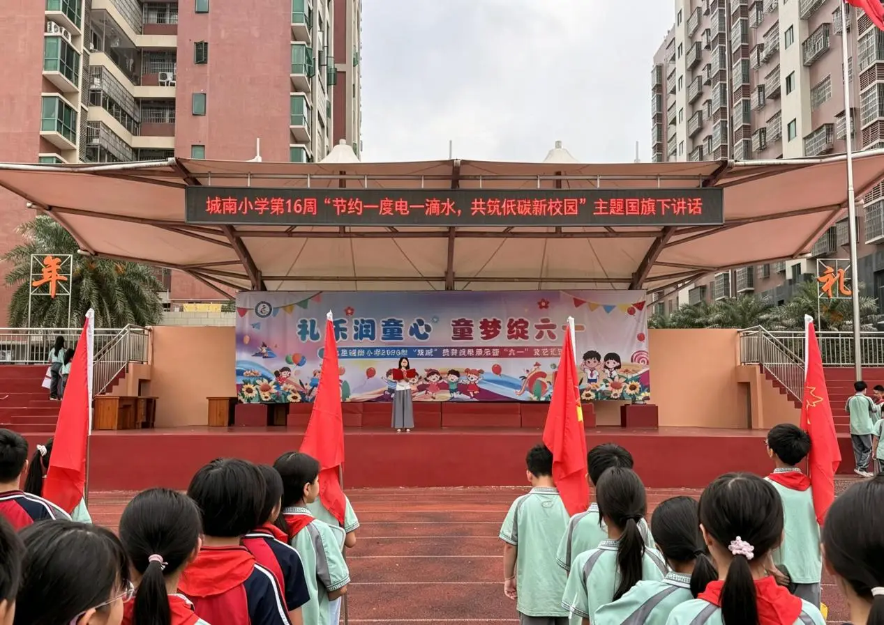 黨旗領航低碳行 綠色育人潤童心——尋烏縣城南小學2026全國節能宣傳週系列主題活動