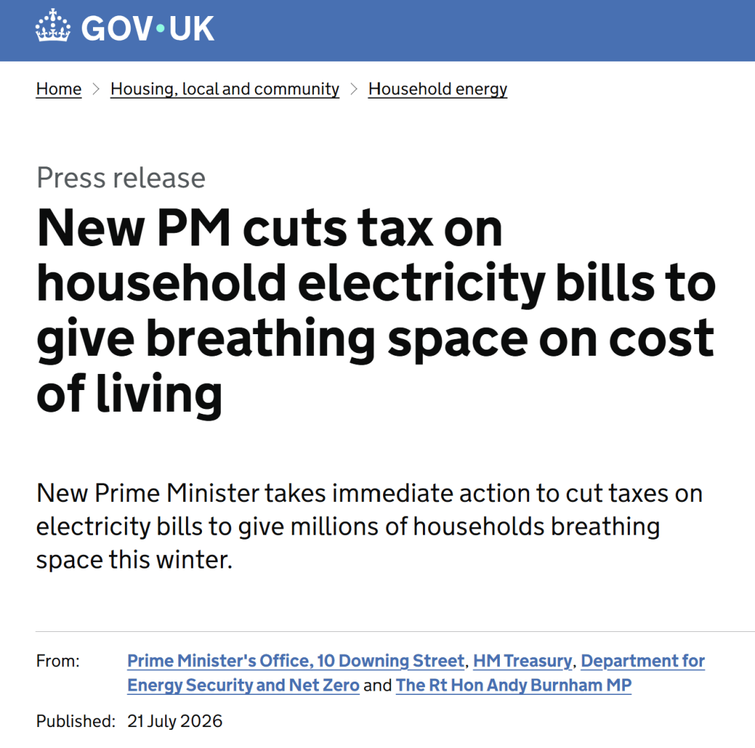 英國新首相剛上任就送福利！全國降電費，補貼公務員搬家曼城！特朗普不滿新外相米利班德...